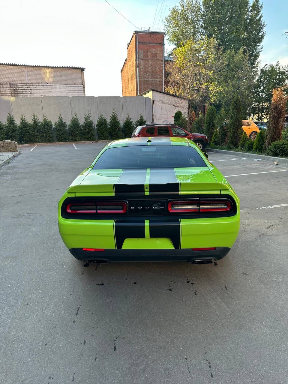 Dodge Challenger сзади